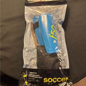 Adidas Junior Blue Shin Guards